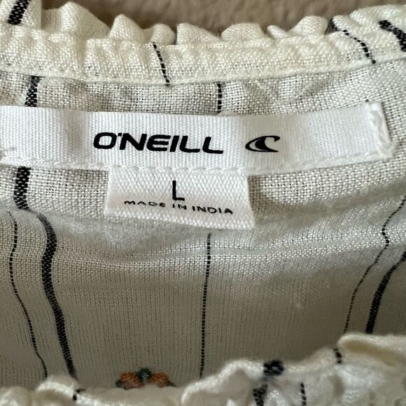 O’Neill Off Shoulder Floral Embroidery Mini Dress - Picture 6 of 12